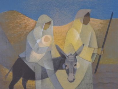 Louis TOFFOLI (1907-1999): Flight into Egypt....