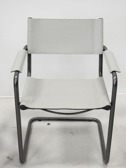 Matteo GRASSI (1927-2001): four MG5 armchairs...