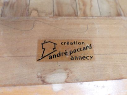 André PACCARD (1929-1995) à Annecy:
Desserte...