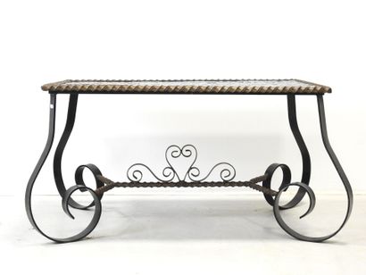 Gilbert POILLERAT (in the style): Wrought-iron...