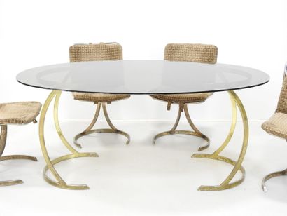 DINING ROOM FURNITURE comprising an oval...