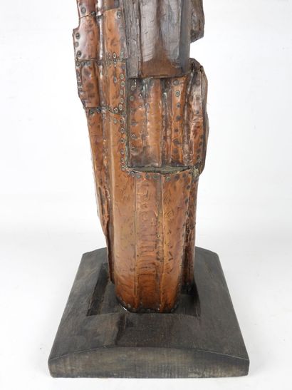 Karl-Jean LONGUET (in the style): Wood sculpture...