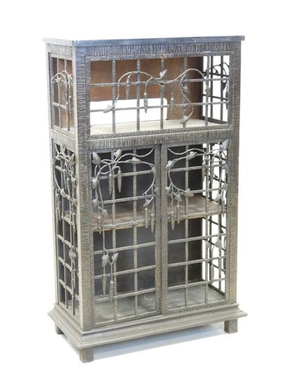 Small wrought-iron sideboard BUFFET with...