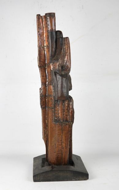 Karl-Jean LONGUET (in the style): Wood sculpture...