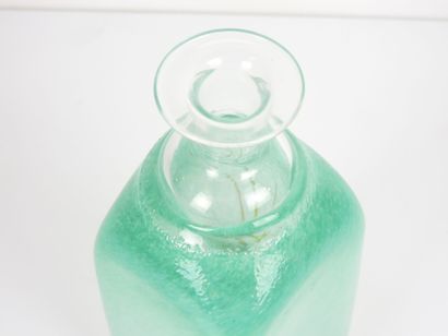 PUKEBERG Sweden: Square glass bottle. Label....