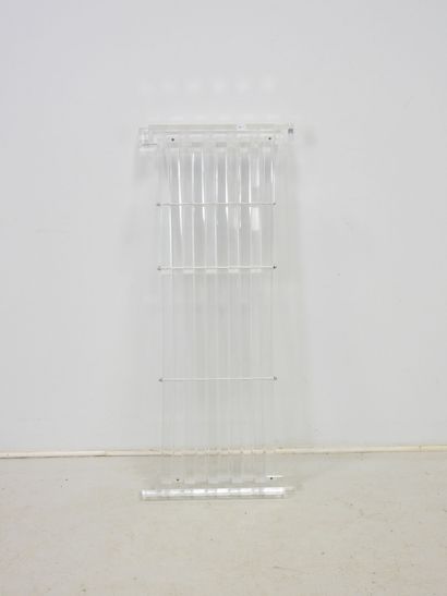 David LANGE (20th) Dagobert. Plexiglas curule...