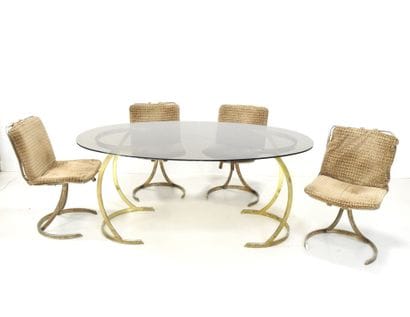DINING ROOM FURNITURE comprising an oval...