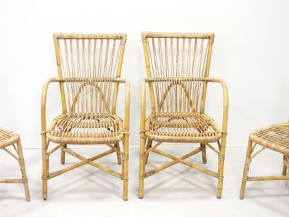 Adrien AUDOUX et Frida MINNET (XXe). Mobilier...