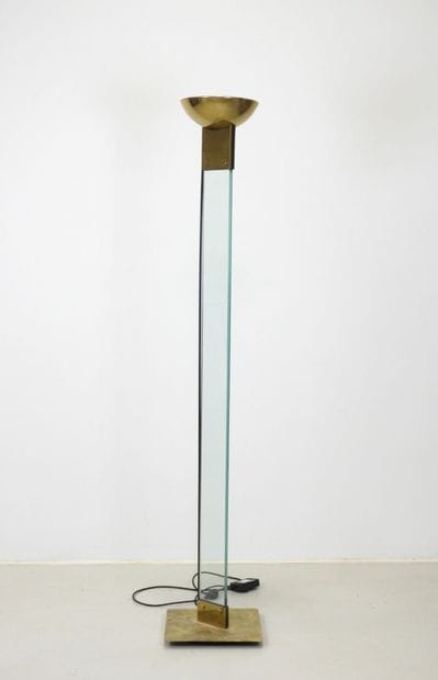 Max BAGUARA (XXth): Laser model floor lamp...