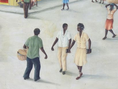 Edouard JEAN (1953, Cap Haïtien). Street...