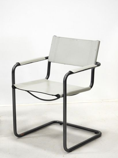 Matteo GRASSI (1927-2001): four MG5 armchairs...