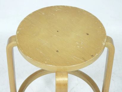 After Alvar AALTO (1898-1976)
High stool...