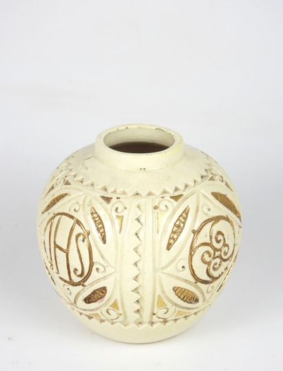 Edmond LACHENAL (1855-1948) Ceramic ball...