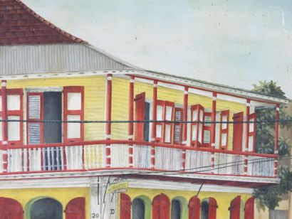 Edouard JEAN (1953, Cap Haïtien). Street...