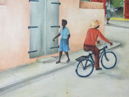 Edouard JEAN (1953, Cap Haïtien). Street...