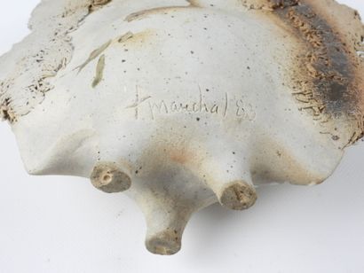 François MARECHAL (né en 1945) : Vase lenticulaire...
