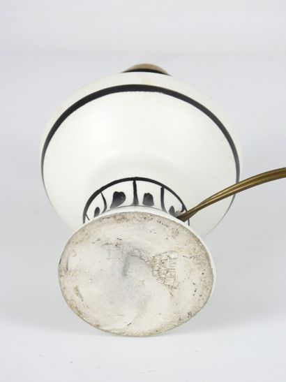 Roger CAPRON (1922-2006) Bougeoir monté en...
