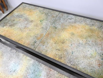 Bernard BUFFAT (20th): Three coffee tables...