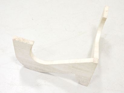 LOW TABLE PIECE consisting of two free-form...