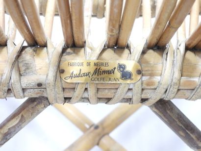Adrien AUDOUX et Frida MINNET (XXe). Mobilier...
