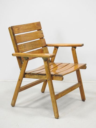 Pair of wooden 