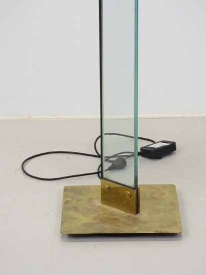 Max BAGUARA (XXth): Laser model floor lamp...