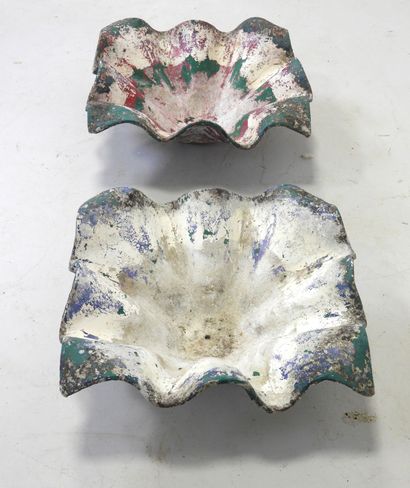 Willy GHUL (1915-2004).
Paire de jardinières...
