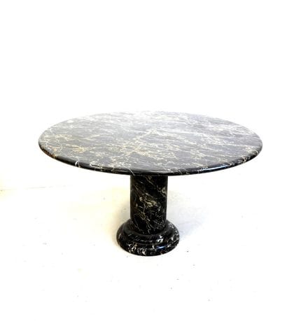 TABLE with circular top and central base...