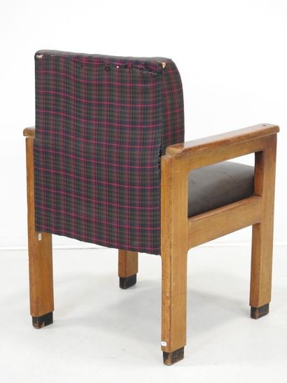 Michel DUFET (1888-1985): Desk armchair in...