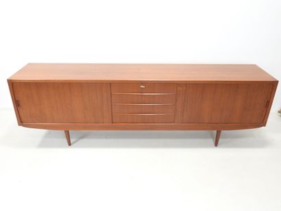 Scandinavian teak ENFILADE. Denmark, 1960's....