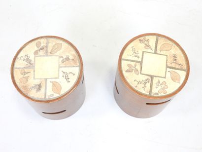 Raymonde LEDUC (born 1929)
Pair of circular...