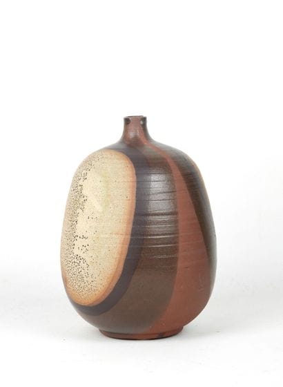Henri VOLPEI (Auch): Stoneware vase with...