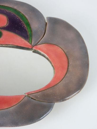 MIRROR in copper and pink, green, purple...