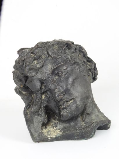 Claude MARY (1929 - 2016): Ephebe head in...