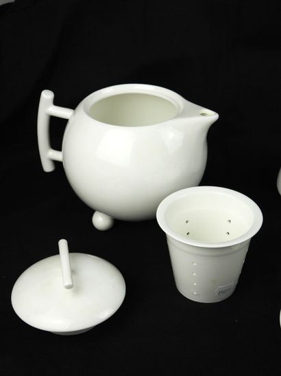 White porcelain tea/coffee set including...