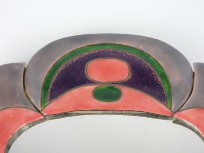 MIRROR in copper and pink, green, purple...