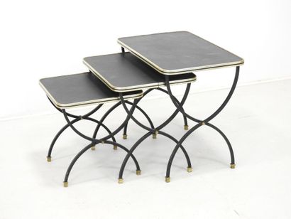 Jacques ADNET (in the style): Three nesting...