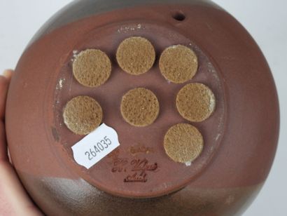 Henri VOLPEI (Auch): Stoneware vase with...