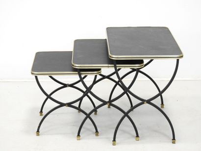 Jacques ADNET (in the style): Three nesting...