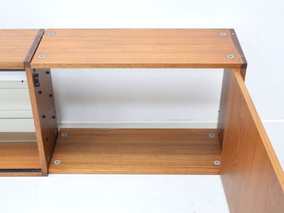 WALL CABINET opening with two solid doors...