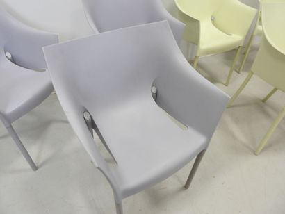 Philippe STARCK (b. 1949). Six Dr No armchairs...