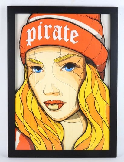 EL BOCHO (b. 1978): Pirate. 3D construction....