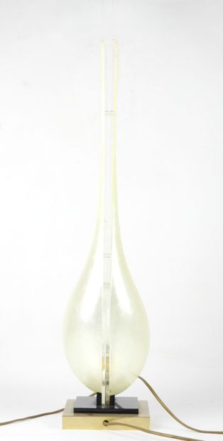 Michel DUMAS (20th century). Large drop-shaped...