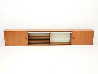 WALL CABINET opening with two solid doors...