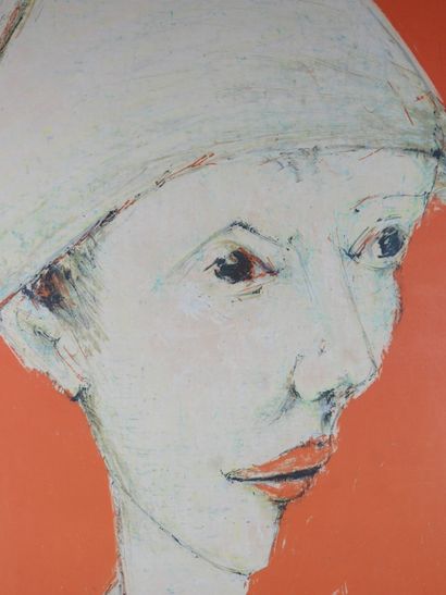 Bernard LORJOU (1908-1986): Portrait of a...