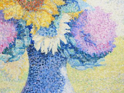 Yvonne CANU (1921-2008): Sun and artichokes....