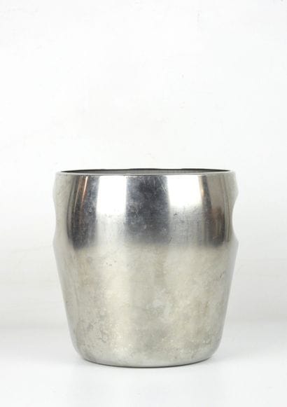 ALESSI. Stainless steel champagne bucket....