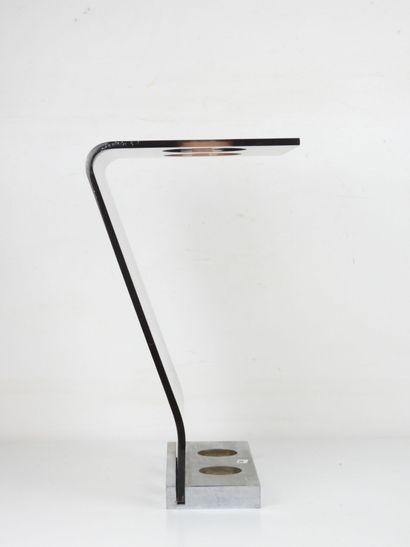 Michel DUMAS (20th). Plexiglas and stainless...