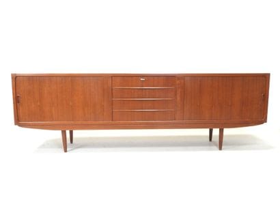 Scandinavian teak ENFILADE. Denmark, 1960's....
