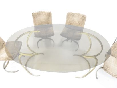 DINING ROOM FURNITURE comprising an oval...